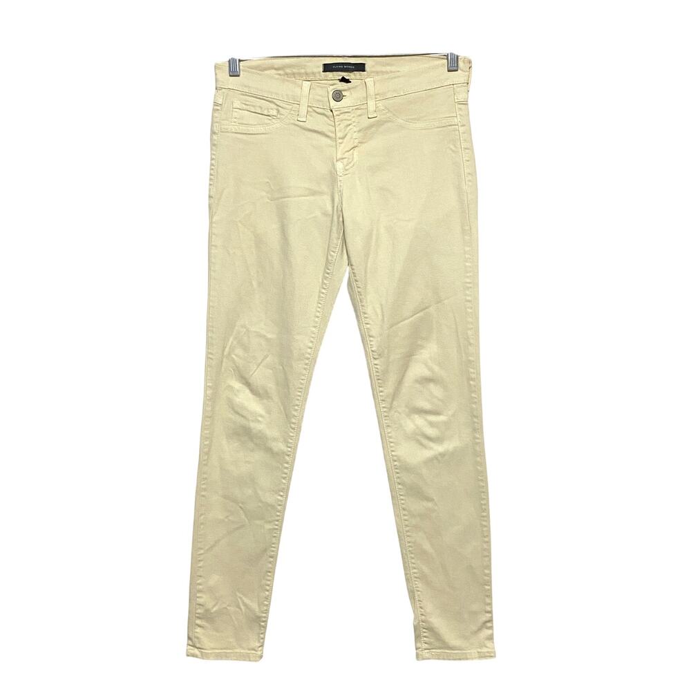 Flying Monkey Skinny Jeans Leggings Stretch Denim Light Yellow L7384 Womens 27